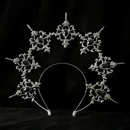 LOLITA Lolita Our Lady Halo Crown Dark Gothic Hair Accessories Dress Up Exaggerated Catwalk Performance Headwear