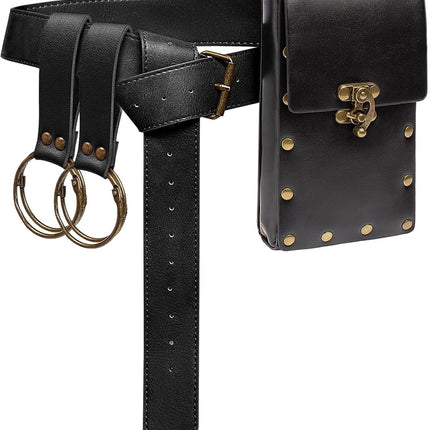 Amazon Hot Selling Steampunk Phone Bag Medieval Renaissance Role Playing Accessories Sport Fanny Pack