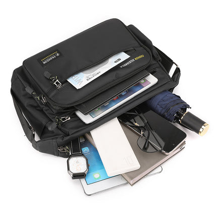 Men's Bag Crossbody Bag High-end Sense Large Bag Business Commuter Shoulder Bag All-match Large Capacity Men's Casual Bag Stall Bag