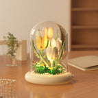 M5008-tulip [with transparent cover + light base]