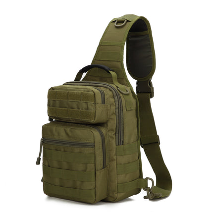 Amazon's Popular One-Shoulder Cross-Body Tactical Chest Bag, Cycling Outdoor Bag, Outdoor Sports Chest Bag, Factory Direct Sale