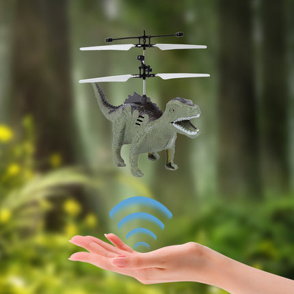 New electroplating flying violent bear induction aircraft suspension induction aircraft luminous aircraft children's toys