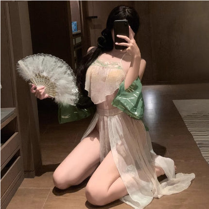 Ancient Style Han Dynasty Sexy Intimates 2025 New Sexy Pajamas Dancer Uniform Passionate Bed Shame Date Collection