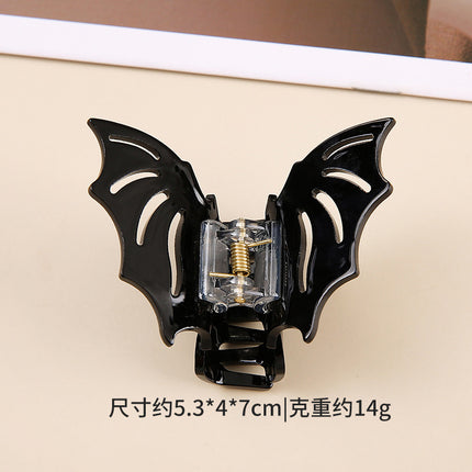 Factory Wholesale Halloween Series Bat Quirky Hair Clips Bat Wings Hairpins for Half-Up Hairstyles