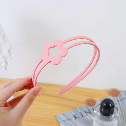 Girls' toothed non-slip matte headband summer simple broken hair artifact girls' headdress non-tightening student headband
