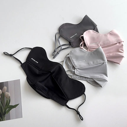 Summer outdoor sunscreen ice silk mask sunshade face small three-dimensional eye angle anti-ultraviolet ice silk mask