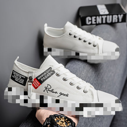 New 2025 Summer Sneakers Men's Casual Shoes Breathable Versatile Student Shoes Trendy Low-Cut Youth Canvas Shoes Men's Shoes