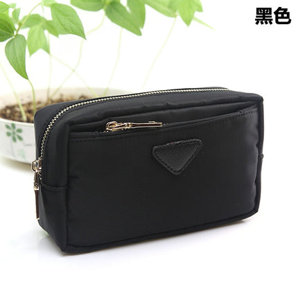 Guangzhou Manufacturer Directly Approved Waterproof Nylon Portable Cute Cosmetic Bag Sundry Storage Bag Mobile Phone Bag Coin Small Bag