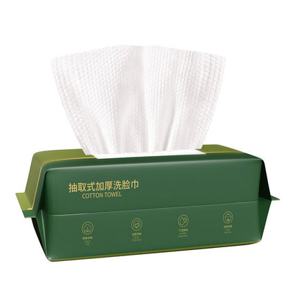 Face Wiping Towel Face Wash Towel Disposable Towel Pure Cotton Absorbent Hair-free Face Wash Towel Removable Face Tissue Cleansing Towel