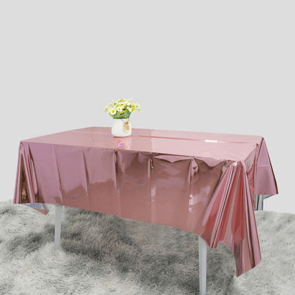 2026 Shiny Aluminum Foil Tablecloth Party Festival Balloon Decoration Tablecloth 1.37* 1.83m