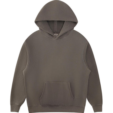 420g Washed Hooded Sweatshirt for Men and Women, Sports Slim Fit, Vintage Street Style, Heavyweight Pure Cotton, Loose Fit Hoodies