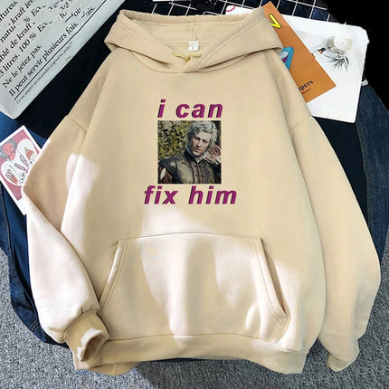 I Can Fix Him Baldur's Gate 3 Astarion Men's Game Graphic Hoodie