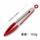 1 / 9 inch -- red silicone food clip