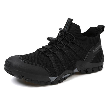 Outdoor Men's Mountain Climbing Amphibious Tracing Shoes Hiking Wild Fishing Camping Hiking Rock Climbing Shoes Non-slip Wear-resistant Climbing Shoes
