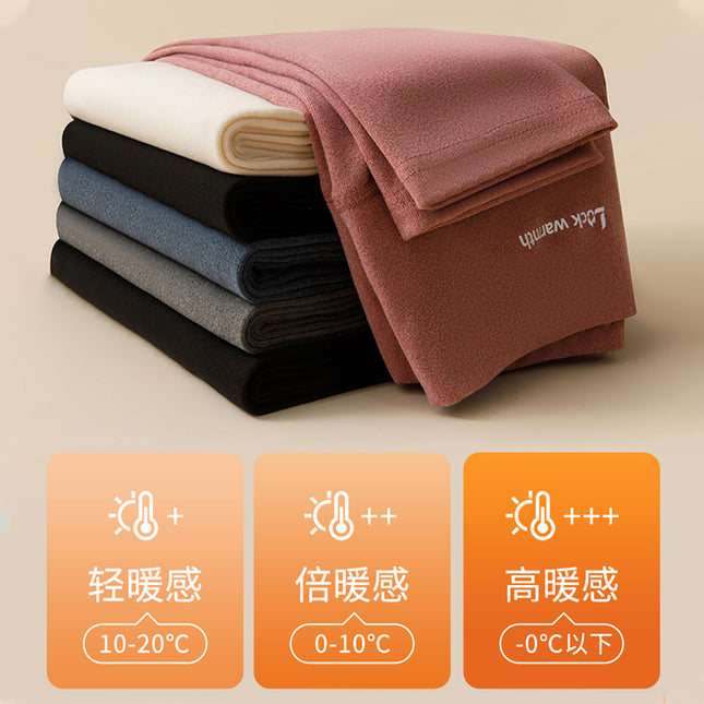 Men's long johns hot seamless warm pants thickened fleece-lined German winter wear plus size leggings wool pants line pants