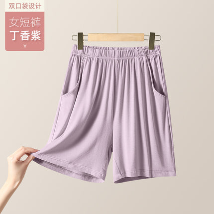 Summer Women's Modal Pajama Pants Home Pants Outwear Shorts Five-point Pants Loose Thin Sports Mid-waist New Style