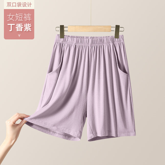 Summer Women's Modal Pajama Pants Home Pants Outwear Shorts Five-point Pants Loose Thin Sports Mid-waist New Style