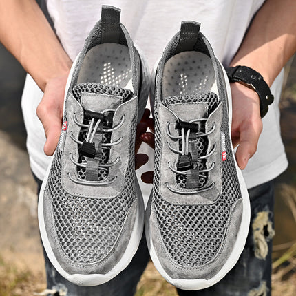 2025 Slip-On Sneakers for Men, Summer Lightweight Breathable Shoes, Casual Shoes, Soft Sole Mesh Running Shoes for Men
