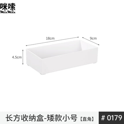Flower Pot White Rectangular Succulent Plant Small Plastic Balcony Seedling Pot Square Pot Narrow Long Vegetable Planting Pot