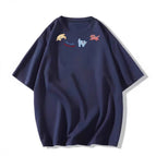 Navy blue (three little colorful dogs on the collar) / S (recommended to wear 37.5-50kg)