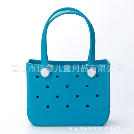 [9.9 Yuan] [Random] [Slightly Defective] Eva Beach Bag Hole Bag Satchel Handbag Waterproof Travel Sand