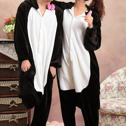 Mixed batch autumn and winter flannel adult cartoon conjoined animal pajamas red dinosaur home clothes toilet thickened wholesale