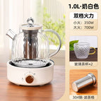 White base + health pot (1l) + two tea cups + filter / 110V US Gauge Plug