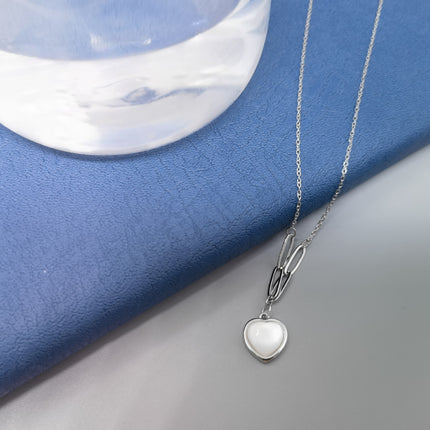 No fading new titanium steel necklace women love fashion light luxury temperament Joker manufacturers wholesale live explosions