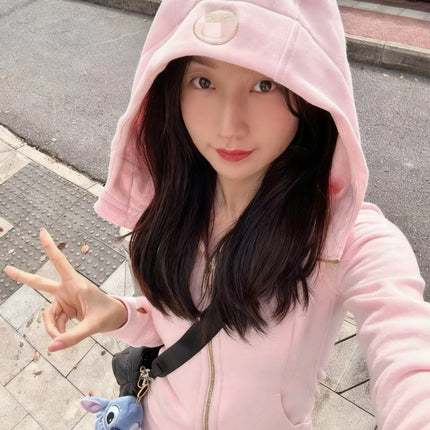 Lulu Original Scuba Cardigan Full Zipper Slim Long-Sleeved Hoodie Hooded Jacket Jacket Sweatshirt Women's Top