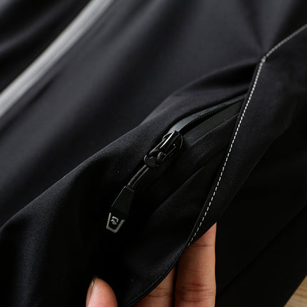 Brand Export Men's Clothing Milk Silk Jacket Men's Autum Removable Hood Casual Versatile Jacket Men's J8206