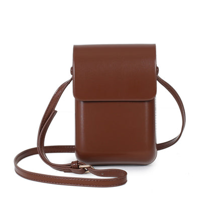 2025 Simple and Stylish Vertical Small Square Bag Versatile Ins-Style Phone Bag Tb Bag Women's Crossbody Shoulder Bag Fashionable Versatile
