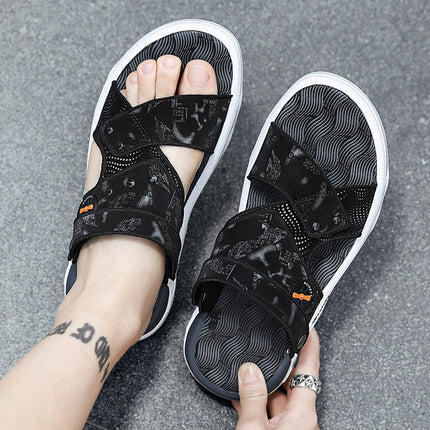 Men's Sandals for Summer 2025, New Model for Outdoor Wear, Durable Vietnamese Beach Slippers, Dual-Purpose for Sports and Driving