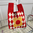 Golden flower rhombus pattern / 85-90g