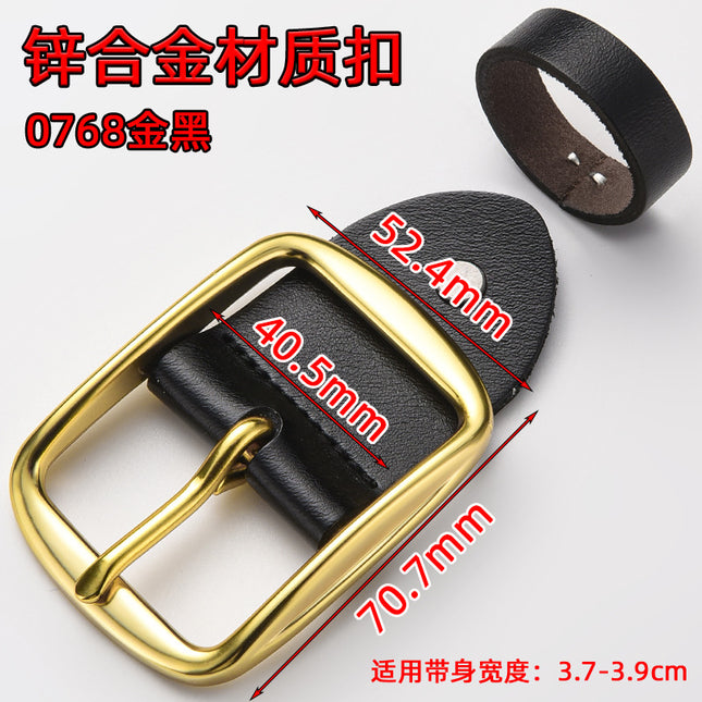 Men's Belt Buckle Pin Buckle Belt Buckle Head Waist Trousers Belt Buckle Head Leather Belt Belt Buckle Fittings