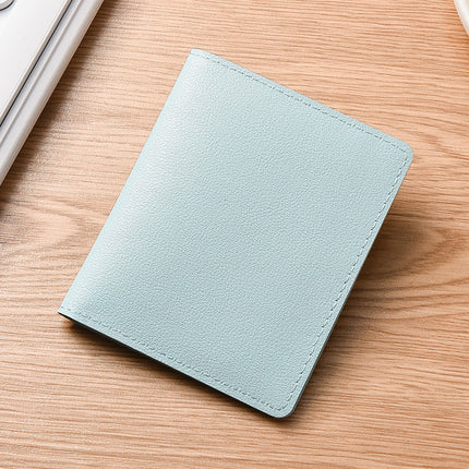 Explosive Women's Card Holder Ultra-thin Compact Bank ID Card Holder Driver's License Small Wallet Men's Simple Anti-degaussing Card Holder