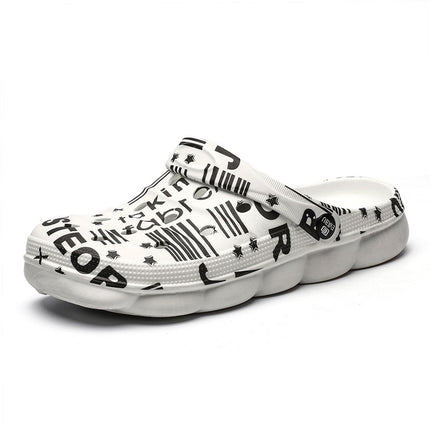 Couple's Cave Shoes Outdoor Non-slip Thick-soled Men's Beach Shoes Summer Outdoor Camouflage Two-Wearing Soft-soled Baotou Slippers