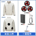 Off-white +12v3 fan +12v battery / 2XL/3XL
