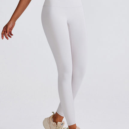 No embarrassment line high waist hip lifting yoga pants women's running workout clothes yoga sports tights leggings skinny pants