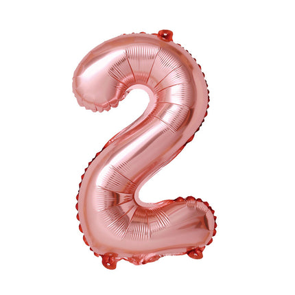32 inch fine packaging digital aluminum foil balloon independent paper card packaging birthday party decoration floating air ball wholesale