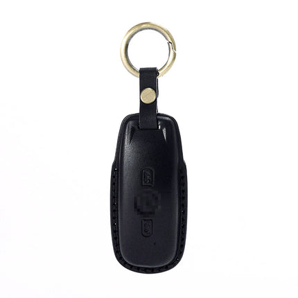 Suitable for Honda Gold Wing GL1800 Motorcycle Leather Key Case Remote Control Protective Shell Head Layer Cowhide Key Case