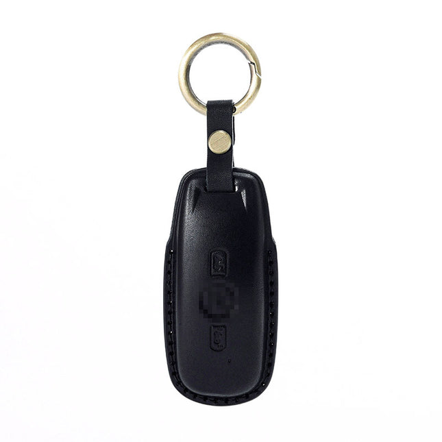 Suitable for Honda Gold Wing GL1800 Motorcycle Leather Key Case Remote Control Protective Shell Head Layer Cowhide Key Case
