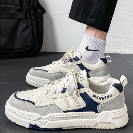 Men's Shoes Autumn Casual Design Niche Sneakers Youth Sports Thick-Soled Heightening Canvas Trendy Shoes