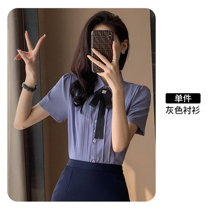Professional suit women's waistcoat workwear hotel front desk strap vest jewelry store beautician work clothes temperament suit