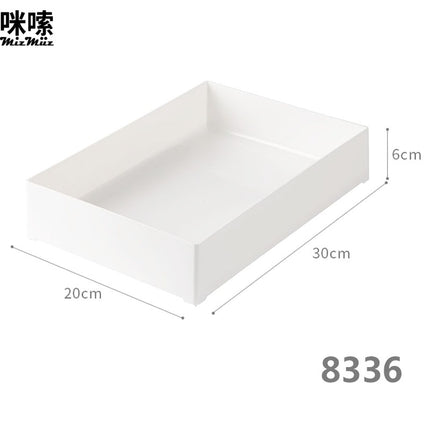 Flower Pot White Rectangular Succulent Plant Small Plastic Balcony Seedling Pot Square Pot Narrow Long Vegetable Planting Pot
