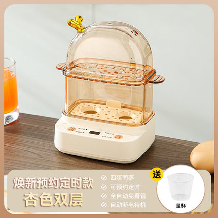 Egg steamer 2024 new can be scheduled to time a person egg cooker automatic power-off household mini small smart