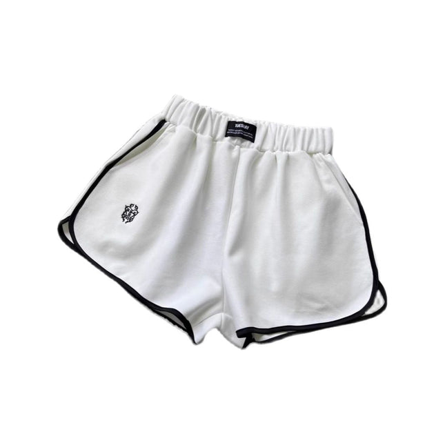 Foreign Trade Clearance Sports Shorts for Women 2025 Summer New Style Contrasting Color Loose and Versatile Casual Slimming Look Wide Leg Shorts for Women
