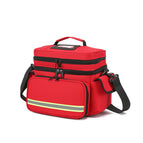 Red double layer zipper 066616
