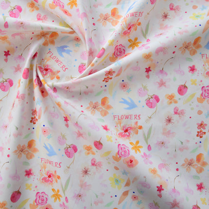145cm Wide 40 Count Poplin Pure Cotton Fabric Plain Cotton Fabric Shirt Dress Hair Tie Handmade DIY Cloth