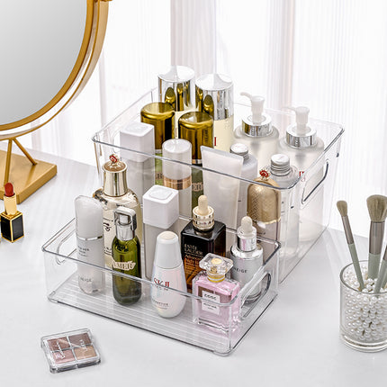 Bamboo Lid Storage Box for Cosmetics and Jewelry, Desktop Organizer for Books and Stationery, Dust-Proof Storage for Dressing Table