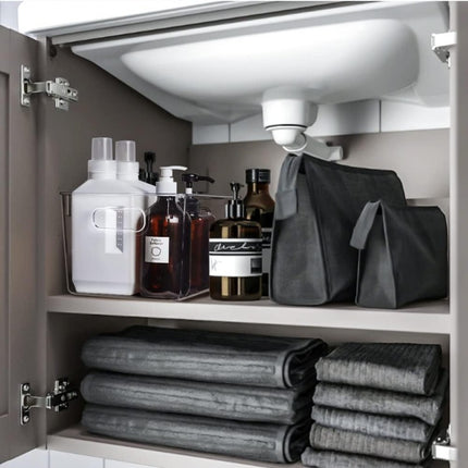 Desktop Storage Box Transparent Acrylic Box Can Be Stacked Kitchen Snack Storage Basket Cosmetics Mask Storage Box